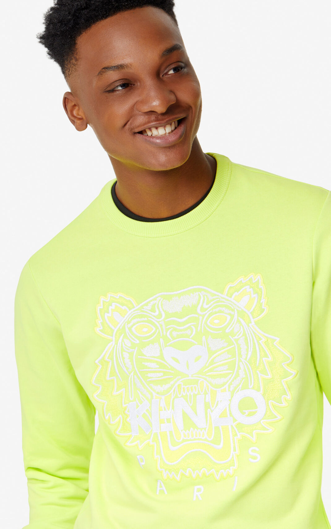 Kenzo Tiger Melegítő Felső Férfi Citrom | ID.192431